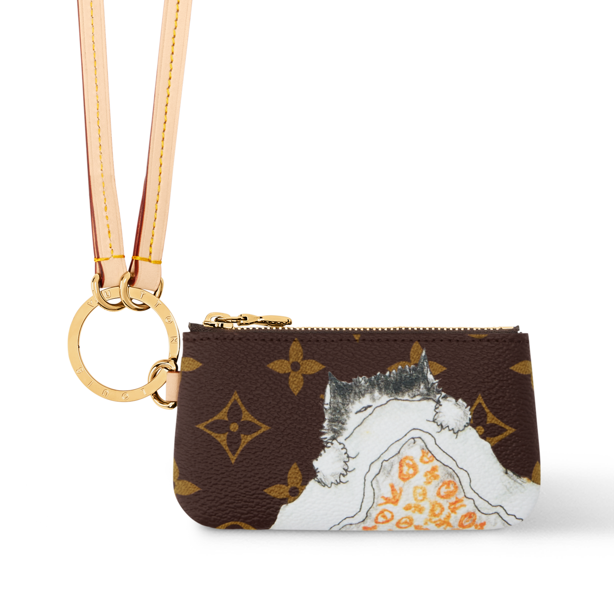 ルイヴィトン フォンフォルダー 村上隆コラボ【Louis Vuitton】LV TM フォンホルダー ストラップ
